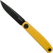 Real Steel G-Slip 7843 Yellow couteau de poche slipjoint, Ostap Hel design