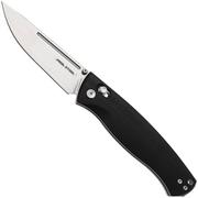 Real Steel Pathfinder FFG 7851BS, Stonewash, Black G10 couteau de poche, Ivan D. Braginets design