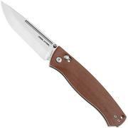 Real Steel Pathfinder Folder 7851B Brown Micarta, Taschenmesser, Ivan Braginets Design