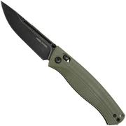 Real Steel Pathfinder FFG 7851GB, Blackwash, Green G10 Taschenmesser, Ivan D. Braginets Design