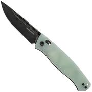 Real Steel Pathfinder FFG 7851NB, Blackwash, Natural G10 navaja, diseño Ivan D. Braginets