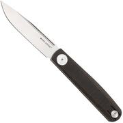 Real Steel G-Slip Compact 7865BM Satin VG10, Black Micarta, Taschenmesser, Ostap Hel Design