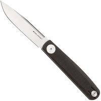 Image pour Real Steel G-Slip Compact 7865BM Satin VG10, Black Micarta, couteau de poche, Ostap Hel design
