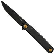 Real Steel G-Frame Black&Gold 7874GB pocket knife, Ostap Hel design