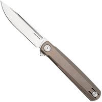 Afbeelding voor Real Steel G-Frame 7874TS02 Satin N690, Tan Bronze Titanium, Ostap Hel design
