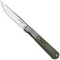 Image for Real Steel Barlow RB-7 7891 CPM S35VN, Green Micarta pocket knife, Ostap Hel design