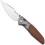 Bild für Real Steel Hoeft 7901NM Satin S35VN, Natural Micarta Taschenmesser, Austin Fox Design