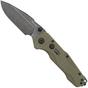 Obraz dla Nóż składany Real Steel Evolution Ironclad 7911BG, Blackwashed D2 Droppoint, OD Green G10, projekt Carson Huang