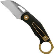  Real Steel Shade 7913 Black Gold Karambit couteau de poche, Poltergeist design