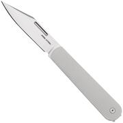 Real Steel Barlow RB5, 8022I Clippoint N690, Ivory G10, slipjoint pocket knife