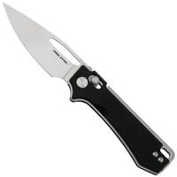 Image pour Real Steel Vis 8051BS Satin 12C27, Black G10, couteau de poche, Jakub Wieczorkiewicz design