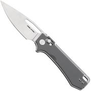 Real Steel Vis 8051HS Satin 12C27, Grey G10, navaja, Jakub Wieczorkiewicz design