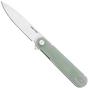 Bild für Real Steel Iris Flipper 8061AN Satin 12C27, Natural G10, Taschenmesser