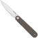 Image for Real Steel Iris Front Flipper 8061BC Satin 12C27, Coyote G10, pocket knife