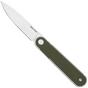 Afbeelding voor Real Steel Iris Front Flipper 8061BG Satin 12C27, OD Green G10, zakmes