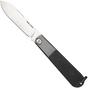 Image for Real Steel Barlow RB-3 8341B, Satin 12C27, Black Stainless Steel pocket knife