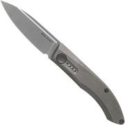 Real Steel Stella Premium Titanium S35VN 9051 pocket knife, Poltergeist design