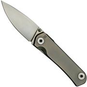 Real Steel Phasma, M390 Titanium, Thumb Stud 9225 pocket knife, Poltergeist design