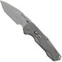 Afbeelding voor Real Steel Evolution 9912 Frame Lock & Button Unlocking Heavy Duty Tactical Knife, Stonewashed Tanto S35VN, Titanium, zakmes