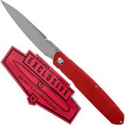 Real Steel G5 Metamorph Frontflipper 7845 Red G10 Knivesandtools Exclusive navaja