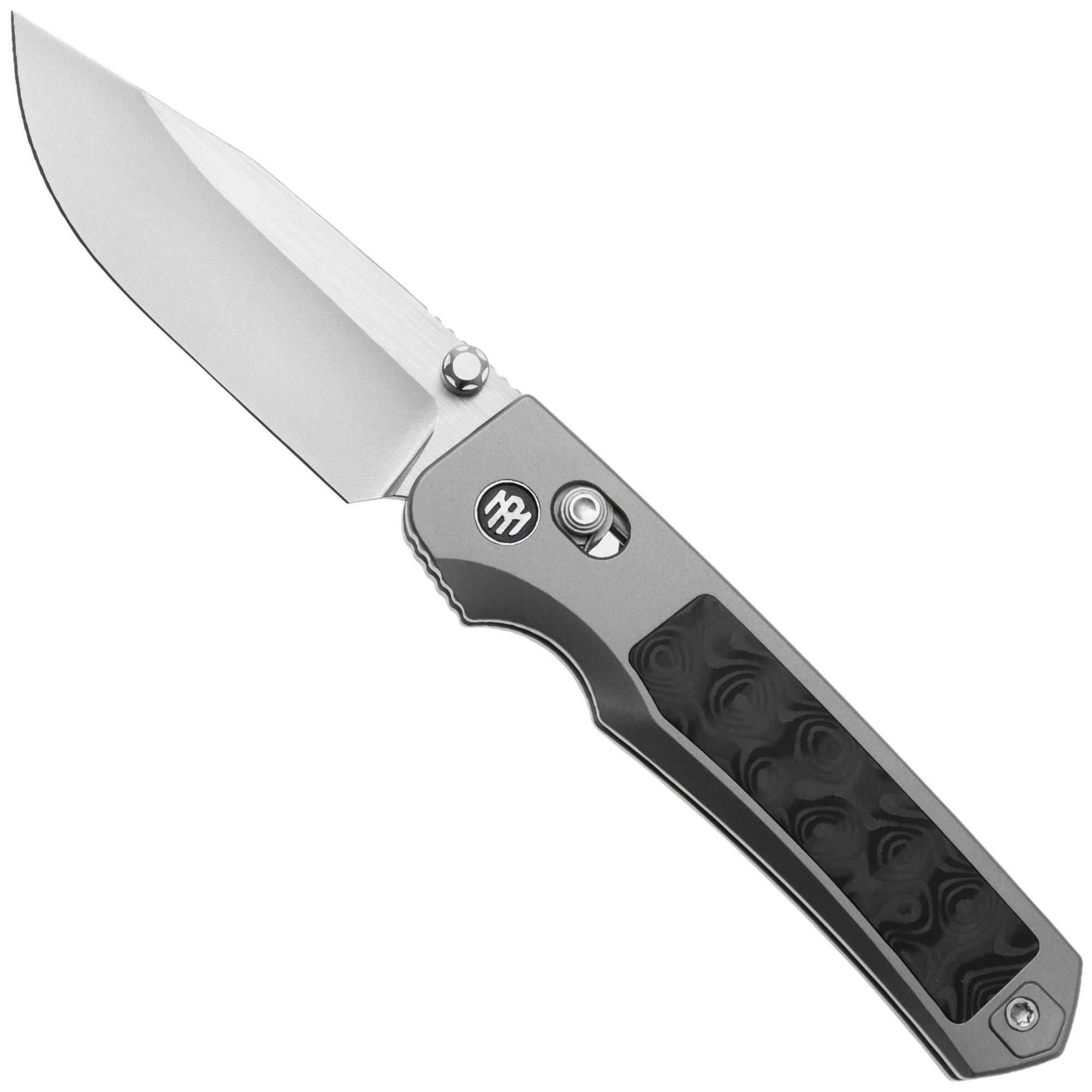 Remette RT-Aurora AURA-D M390, Pearlescent Titanium, couteau de poche