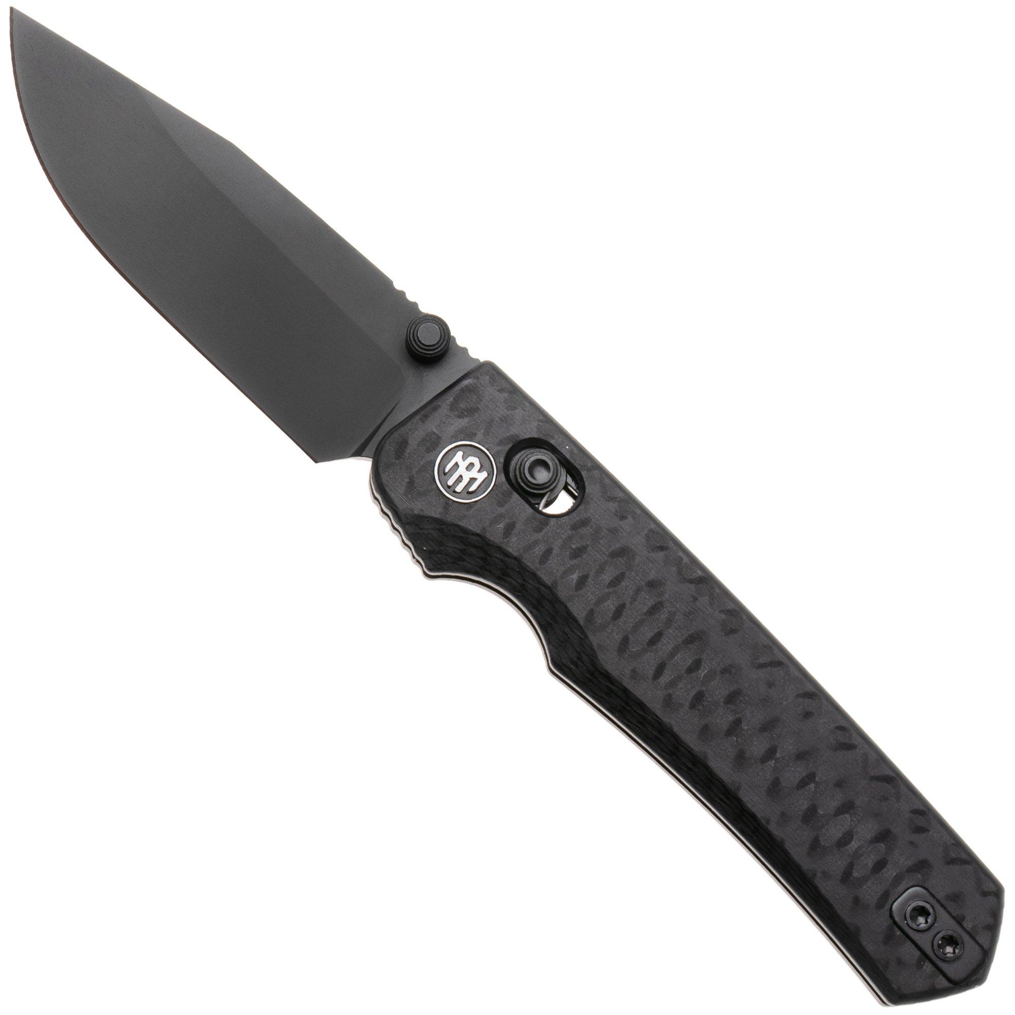 Remette RT-Aurora AURA-G2 14C28N, Black G10, couteau de poche