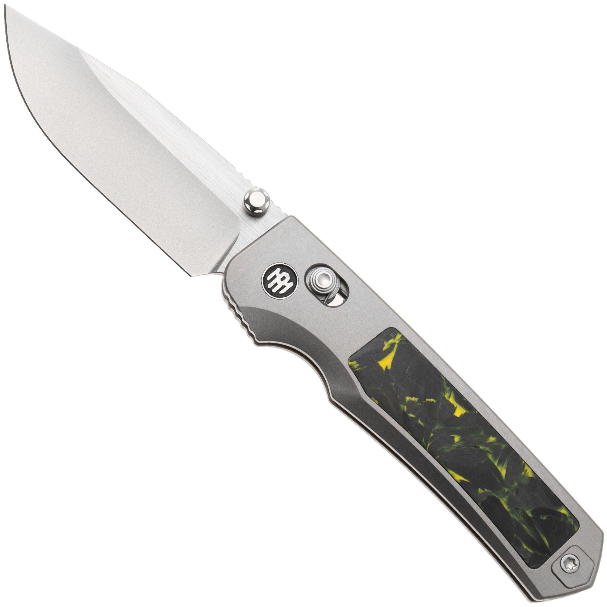 Remette RT-Aurora AURA-Y M390, Yellow Titanium CF, navalha