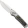 Afbeelding voor Remette RT-Aurora Crossbar Lock AURA-Y Two-Tone M390, Titanium, Black Yellow Carbon Fiber, zakmes