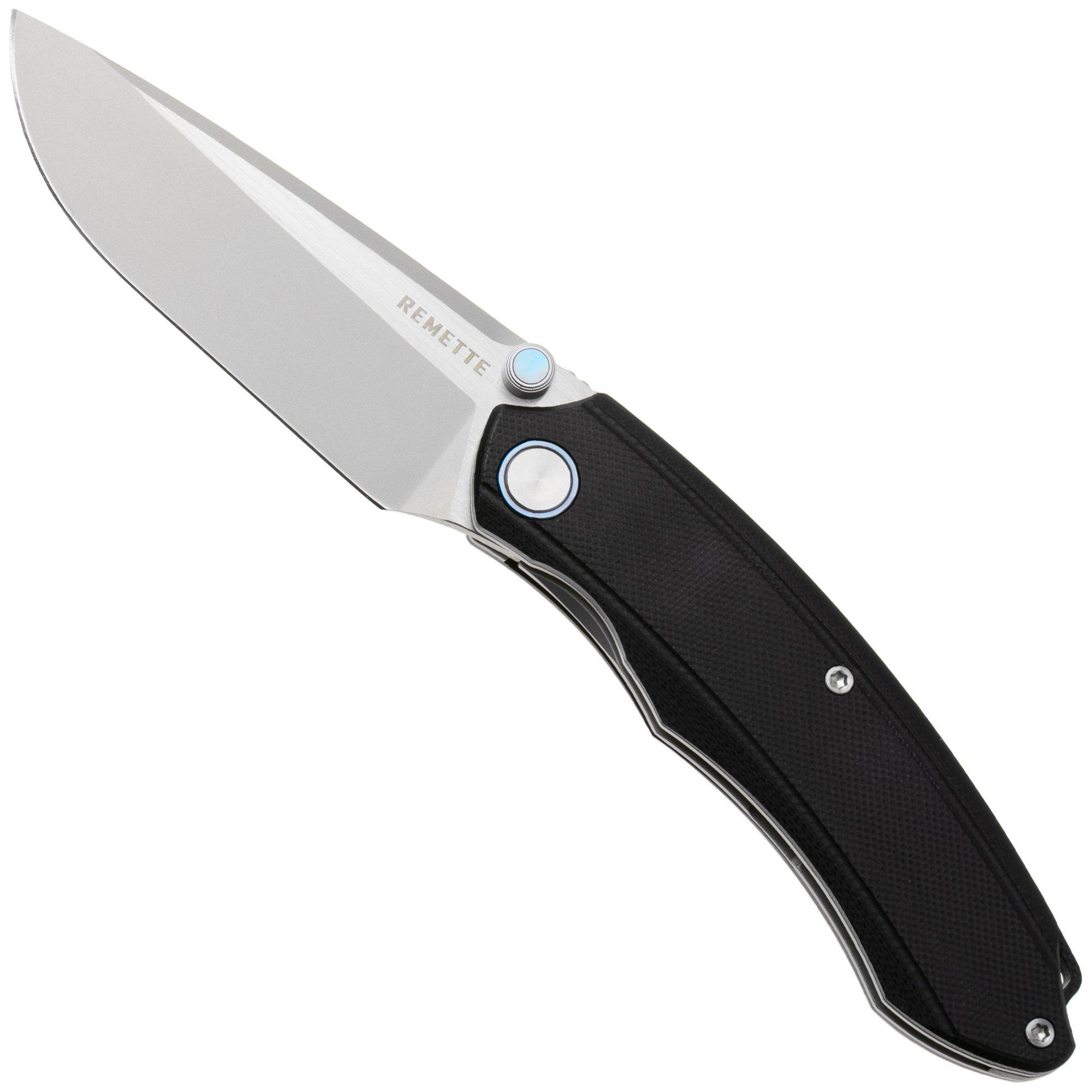 Remette Wild Species GC103-B 14C28N, Black G10, couteau de poche