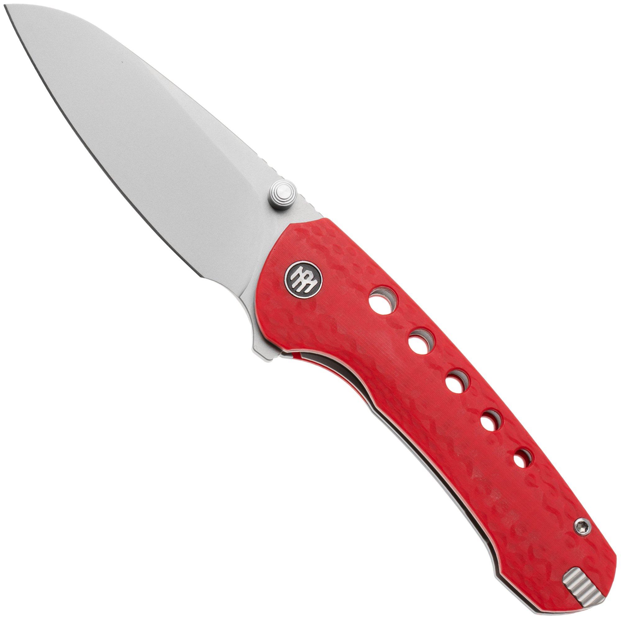 Remette RT-BEE-R 14C28N, Red G10, couteau de poche