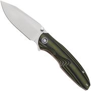 Afbeelding voor Remette RT-Cool Whale Liner Lock RTCL-G1 Bead Blasted 14C28N, Green G10, zakmes