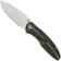 Afbeelding voor Remette RT-Cool Whale Liner Lock RTCL-G1 Bead Blasted 14C28N, Green G10, zakmes