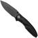 Afbeelding voor Remette RT-Cool Whale Button Liner Lock RTCL-GN2 Blackwashed 14C28N, Black G10, zakmes