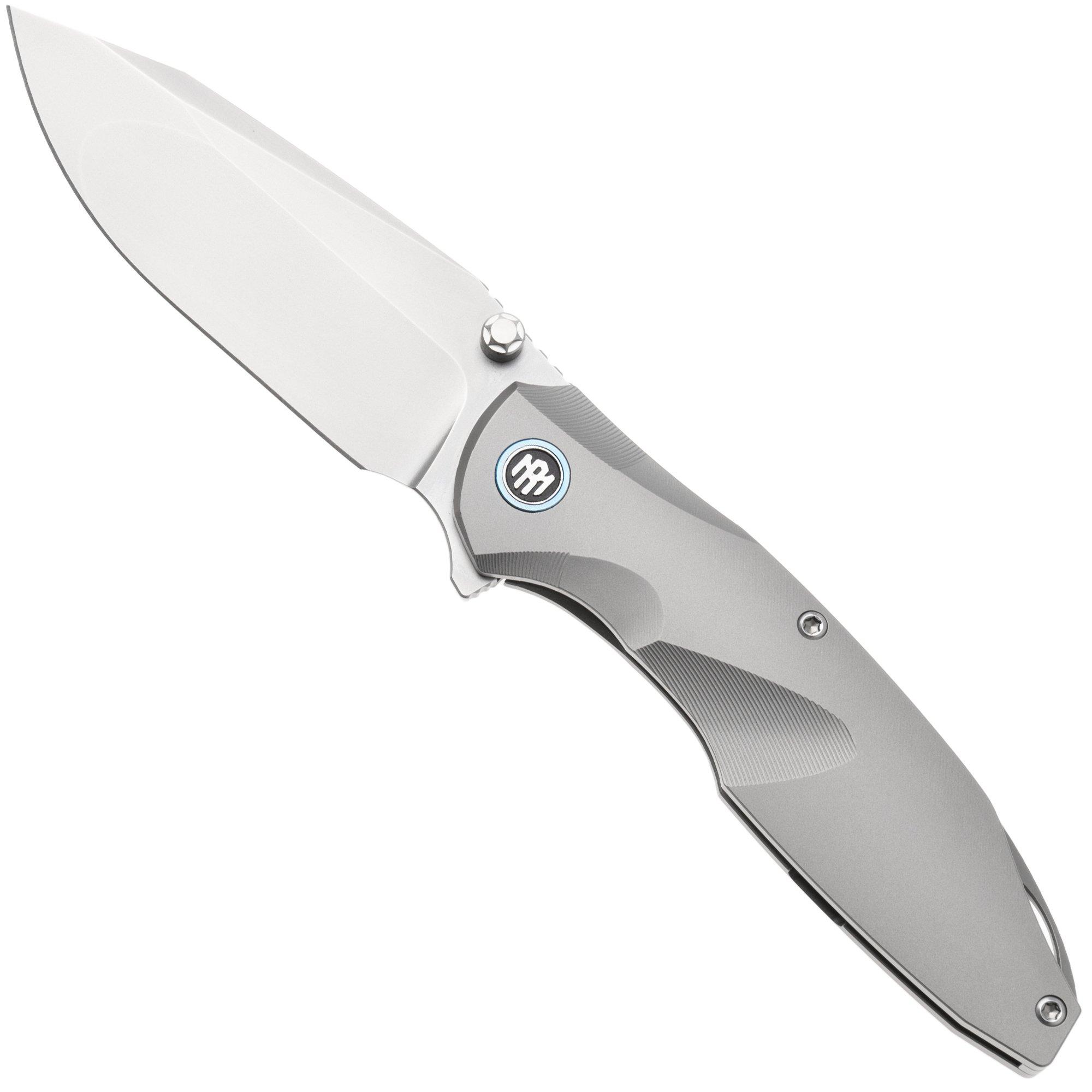 Remette RT-Cool Whale RTCL-T1 M390, Sandblasted Titanium, navalha