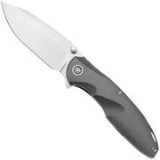 Afbeelding voor Remette RT-Cool Whale Frame Lock RTCL-T2 Bead Blasted M390, Gray Anodized Titanium, zakmes