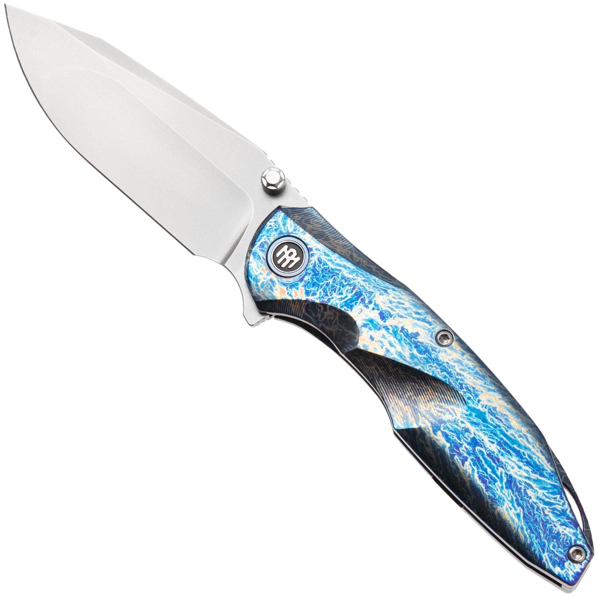 Remette RT-Cool Whale RTCL-T3 M390, Lightning Titanium, couteau de poche