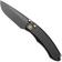 Afbeelding voor Remette Wild Species Button Frame Lock WD108-N2 Black DLC M390, Black Titanium, zakmes