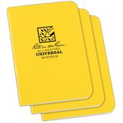 Afbeelding voor Rite in the Rain Stapled Notebooks 371FX-M, 3 1/4" x 4 5/8", Yellow, set van 3 notitieboekjes