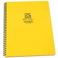 Afbeelding voor Rite in the Rain Side Spiral Notebook 373-MX 8 1/2" x 11", Yellow, notitieboek