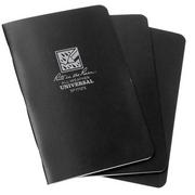 Rite in the Rain notebook 4 5/8 x 7 black, 3-piece, 771FX