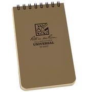 Afbeelding voor Rite in the Rain Top Spiral Notebook 935T, 3" x 5", Tan, notitieboekje