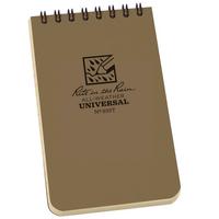 Afbeelding voor Rite in the Rain Top Spiral Notebook 935T, 3" x 5", Tan, notitieboekje