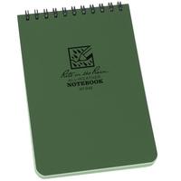 Afbeelding voor Rite in the Rain Top Spiral Notebook 946, 4" x 6", Green, notitieboek