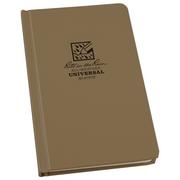 Afbeelding voor Rite in the Rain Universal Hard Cover Book 970TF, 4 3/4" x 7 1/2", Tan, notitieboek