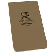 Afbeelding voor Rite in the Rain Soft Cover Top Bound Notebook 978T, 3 1/4" x 5 1/4", Tan, notitieboekje