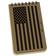 Afbeelding voor Rite in the Rain Top Spiral Notebook FL935T, 3" x 5", Tan, Flag, notitieboekje
