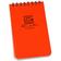 Afbeelding voor Rite in the Rain Top Spiral Bilingual Notebook OR35BL, 3" x 5", Orange, notitieboekje