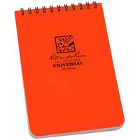 Afbeelding voor Rite in the Rain Top Spiral Notebook OR46, 4" x 6", Orange, notitieboek