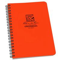 Afbeelding voor Rite in the Rain Universal Spiral Notebook OR73, 4 5/8" x 7", Orange, notitieboek