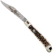 Robert Klaas US Trapper 95mm Real Stag 412-1-251-TRS zakmes